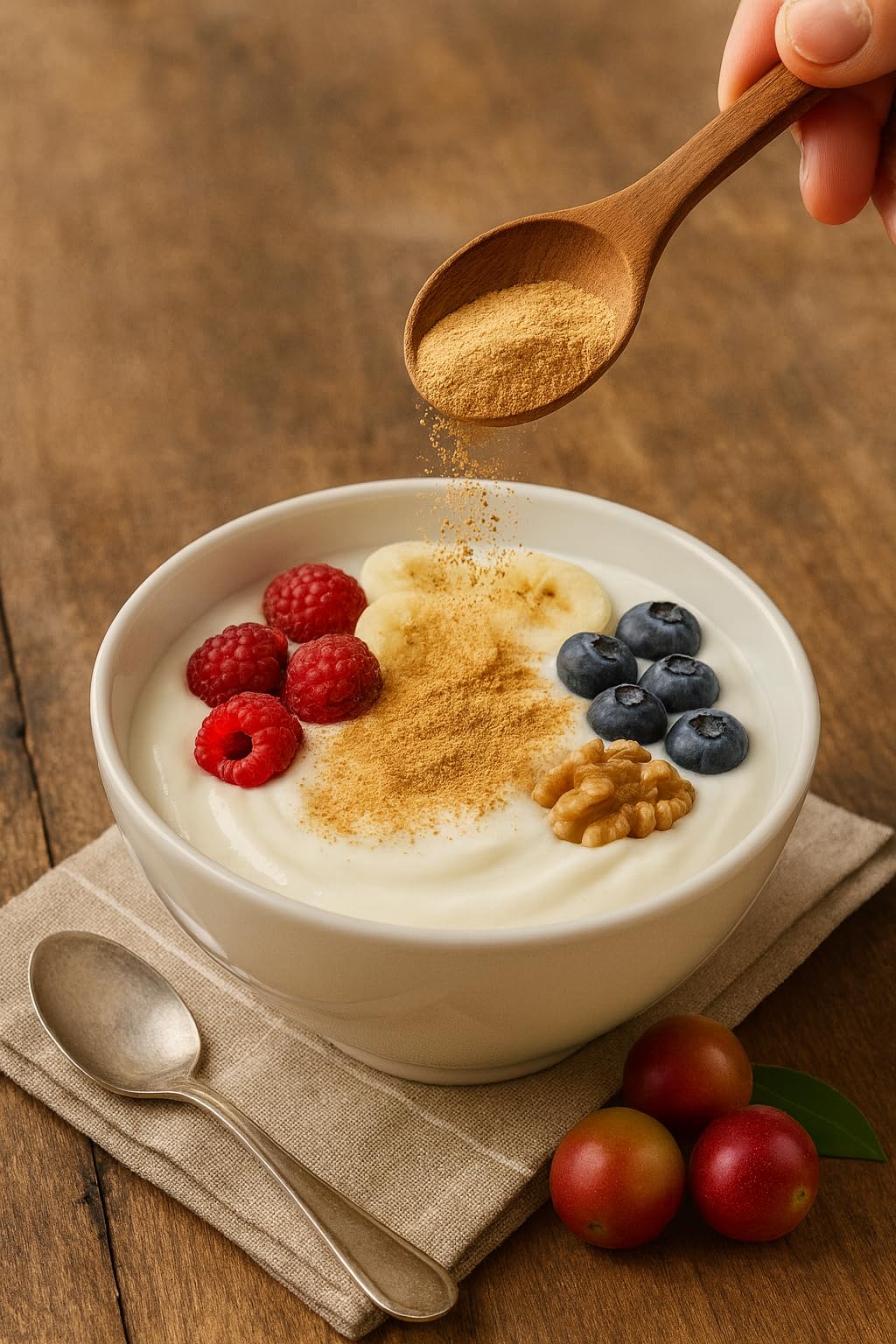 1 kg BIO Camu Camu Pulver – 100% naturrein aus Brasilien – hoher Vitamin C - Ohne Zusatzstoffe – Superfood aus kontrolliert biologischem Anbau