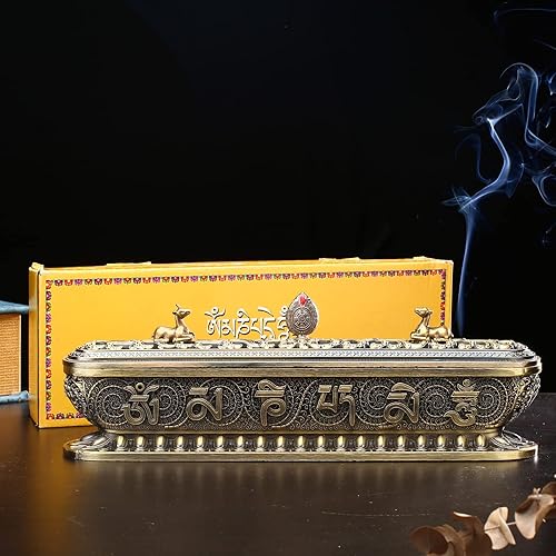 Soporte de incienso para palos, quemador de incienso con colector de cenizas, soporte de incienso para yoga, meditación, decoración de oficina en