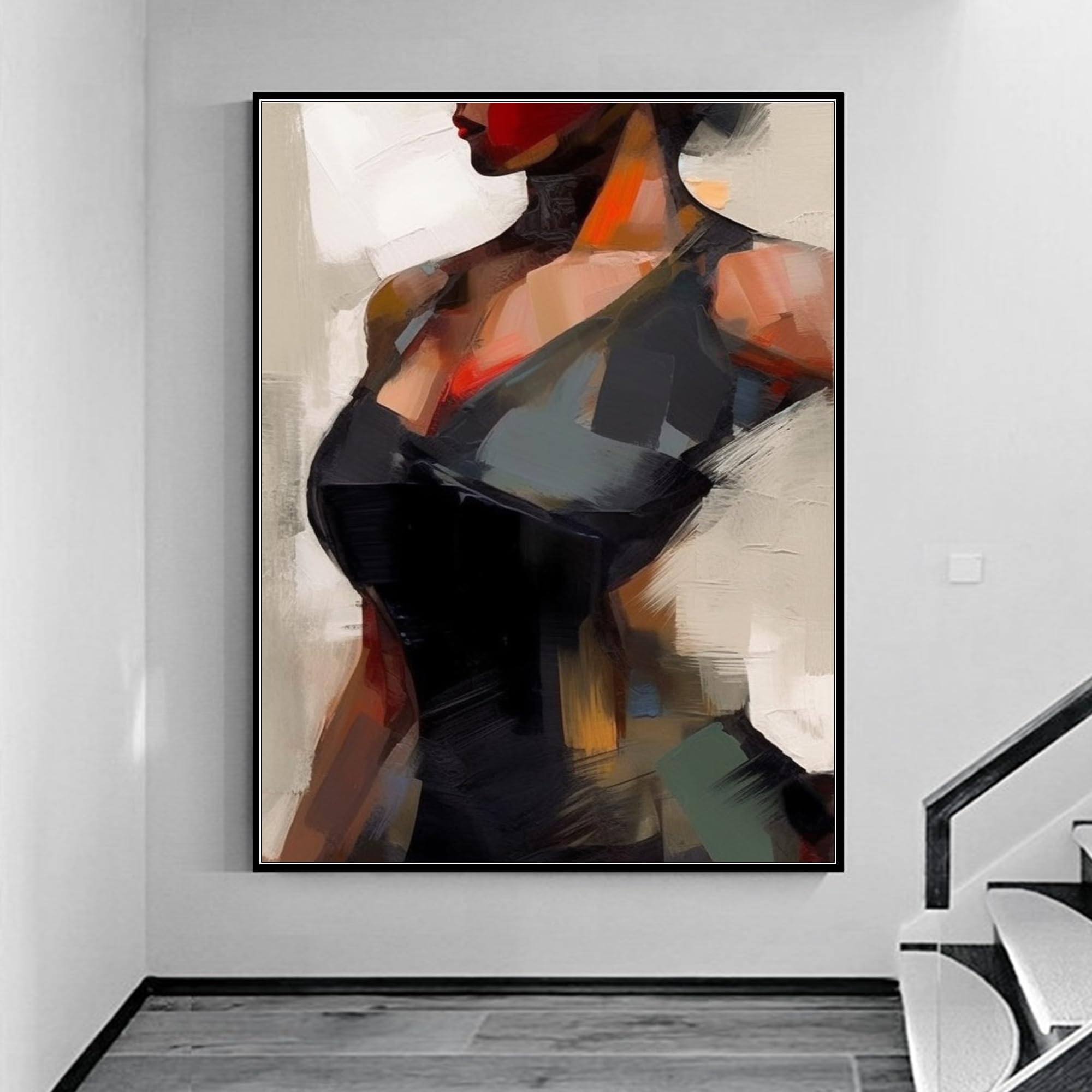 Amazon.com: Yahedoba Beauty background oil painting canvas