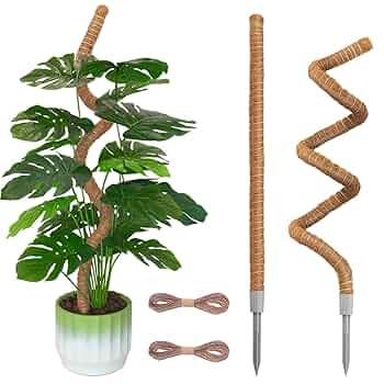ミ*ミ様 MOSS STICK U5 154cm Plastics Moss Pole Plastics Stackable Moss Totem Pole Stick