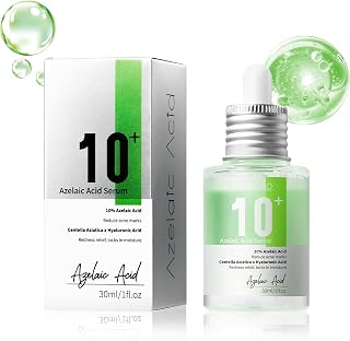 Azelaic Acid 10+ Hyaluron Serum, 30 ml Face Serum for Sensitive Skin, Hyaluronic Acid, Niacinamide, Natural Color, Invisible Anti-Redness Protection, Calm Skin (30ml/ 301ml.)