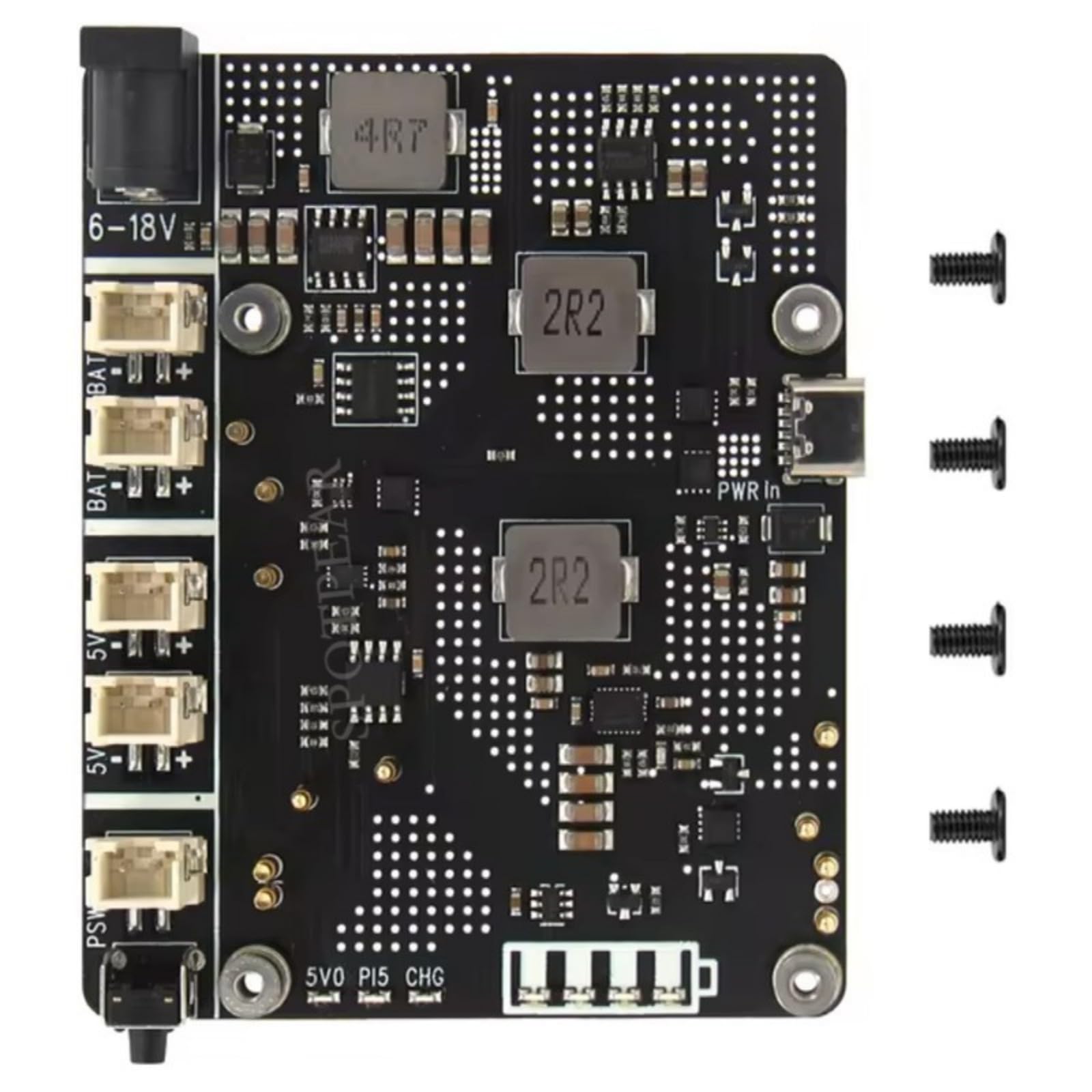 X1203 Unterbrechungsfreier Power Manager verbessert die Energieverwaltung mit intelligenter ununterbrochener Erweiterungsplatine für schnelles Aufladen der USV