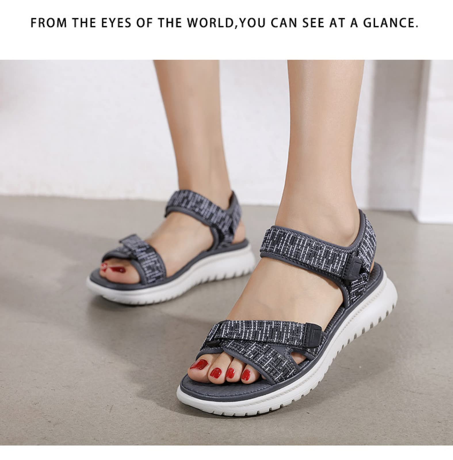 BOMEETSIA semplici Pantofole Moda,Sandali Sportivi per Ragazze Scarpe da Scuola Leggere e comode, Nere, 36