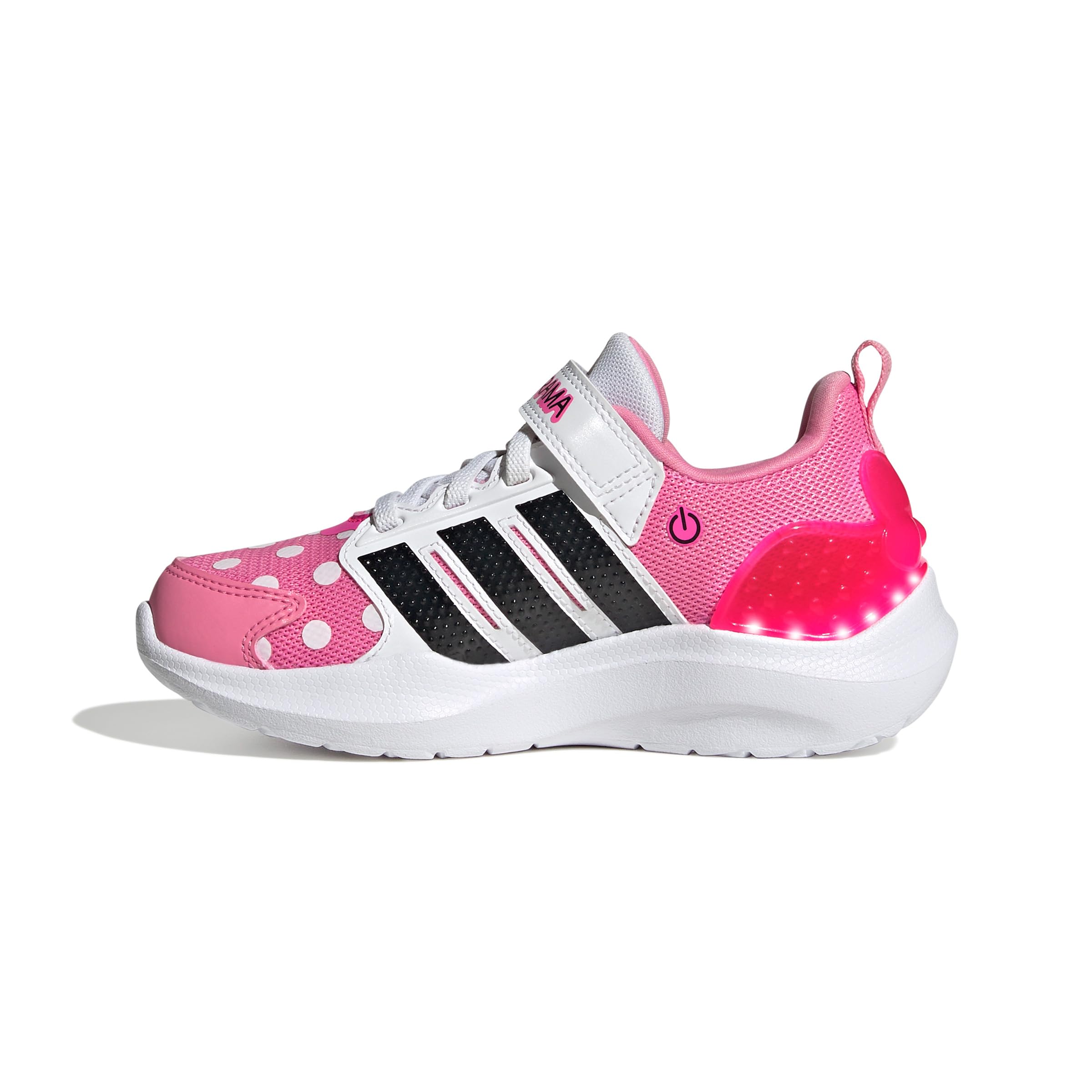 adidas Unisex Kids Disney Minnie Mouse Lightorama Runner Children Shoes, Bliss Pink/Core Black/Lucid Pink, 10.5 UK Child