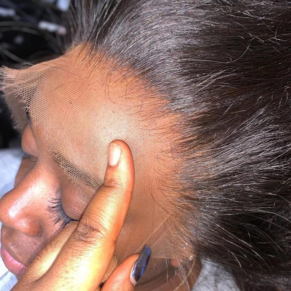 5x5 HD Lace closure 15A Straight Lace Closure Ultra-Thin and Ultra-Clear HD Lace Closure with Raw Indian Hair Bundles 14 Inch 'Boutique's Quality-Half The Price'