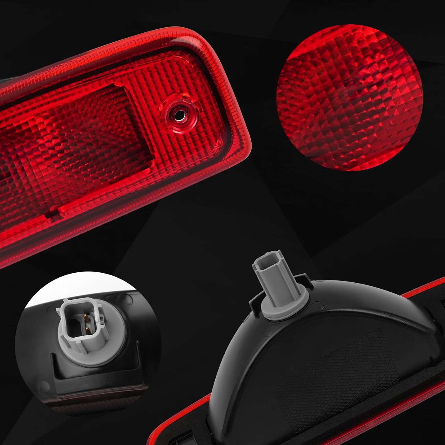 923-153 Center High Mount Stop Light Third Brake Lights Assembly Compatible with Nissan NV1500 NV2500 NV3500 2012-2021, Replace# 26590-1PA0A, 265901PA0A