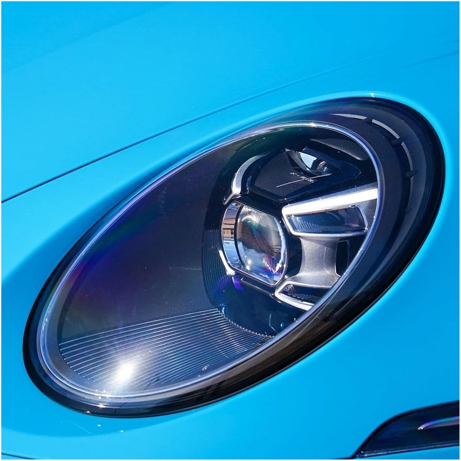 Car Interior Spare Parts Headlights Lens Replace The Original Lampshade(Left and Right) Compatible for Porsche 911 992 2019-2023 (Left and right)