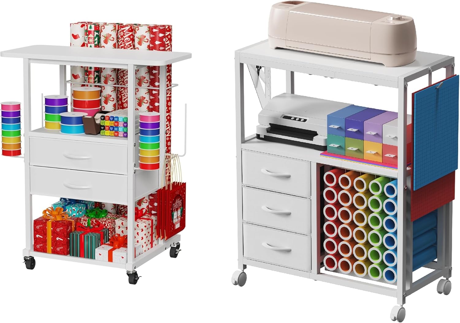 Wrapping Cart + Cricut Cart