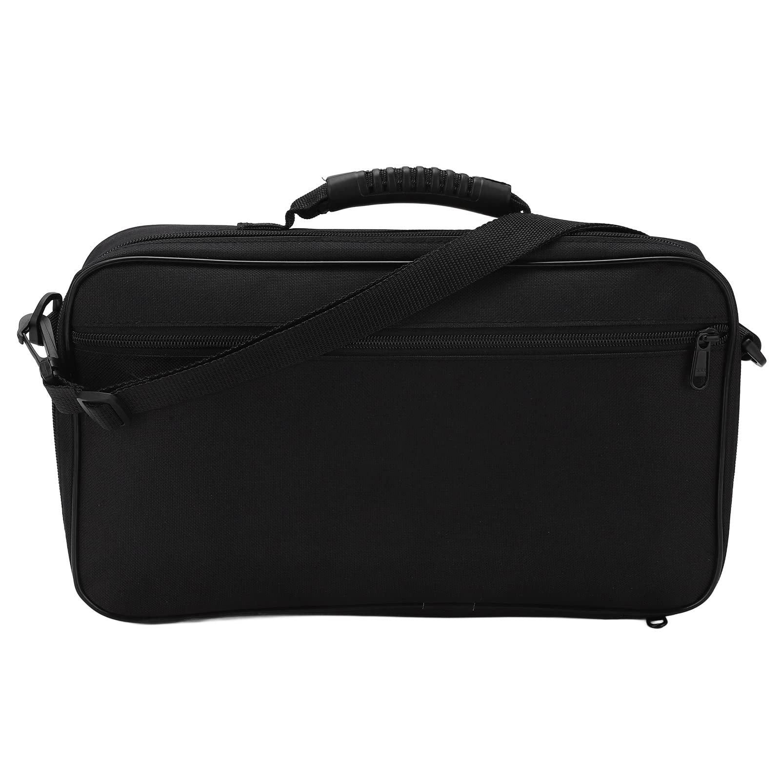 Custodia Rigida per Oboe in Tessuto Oxford - Borsa da Trasporto Impermeabile a Tracolla Singola Portatile Nero