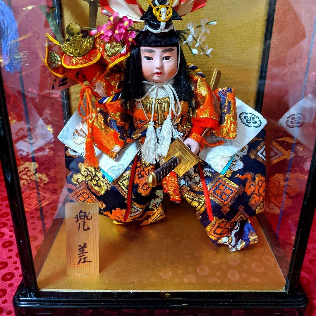 Amazon | 五月人形 兜差 ケース人形 節句飾り こどもの日 端午の節句