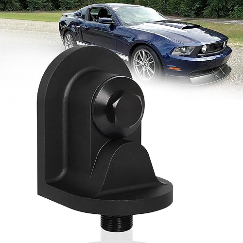 Adaptador de filtro de aceite Billet de 90 grados para Ford Mustang 1965-1995 5.0L 302 V8, Mustang 2011-2021 y Focus RS 2016-2018, negro