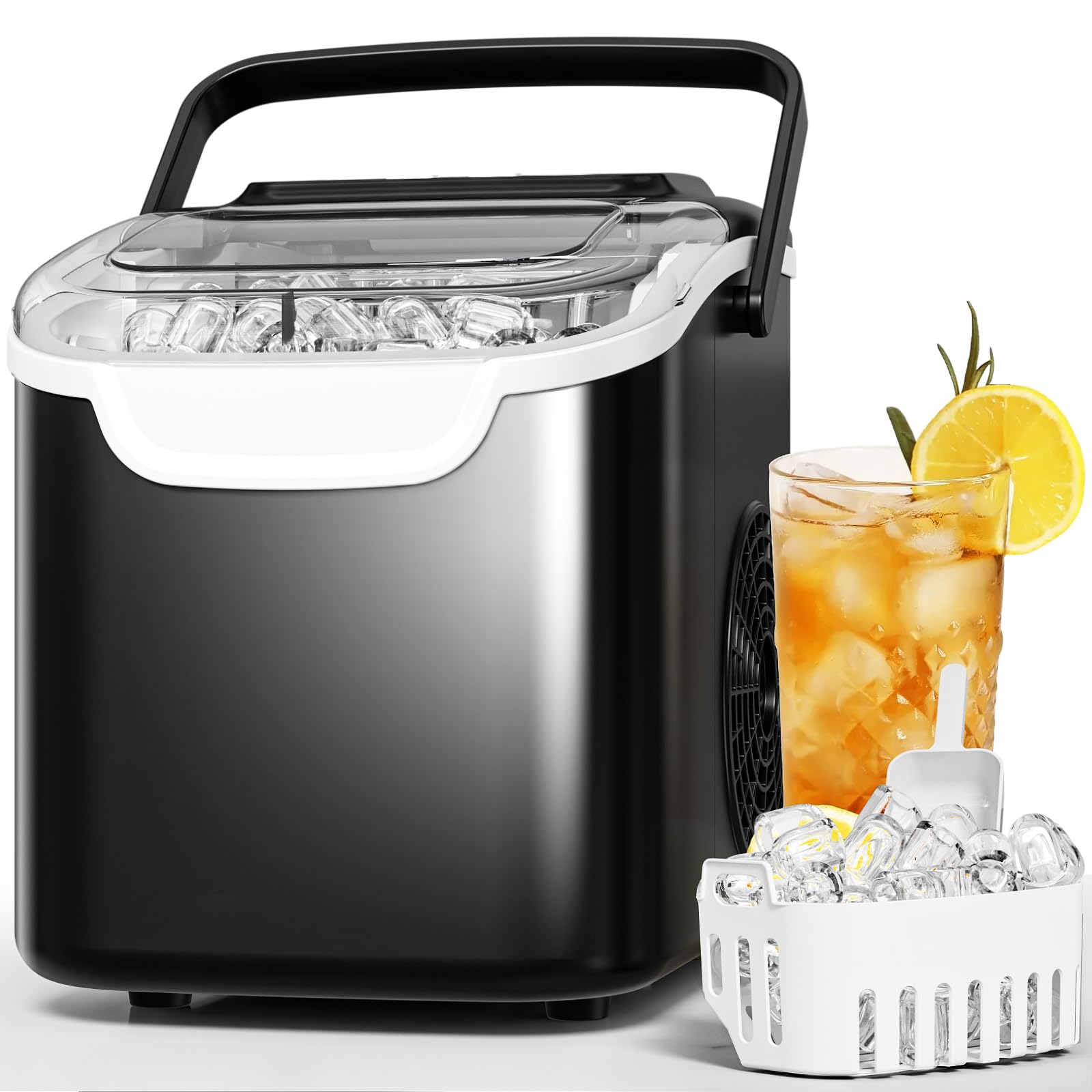 AGLUCKY 8 Cubes Countertop Ice Makers
