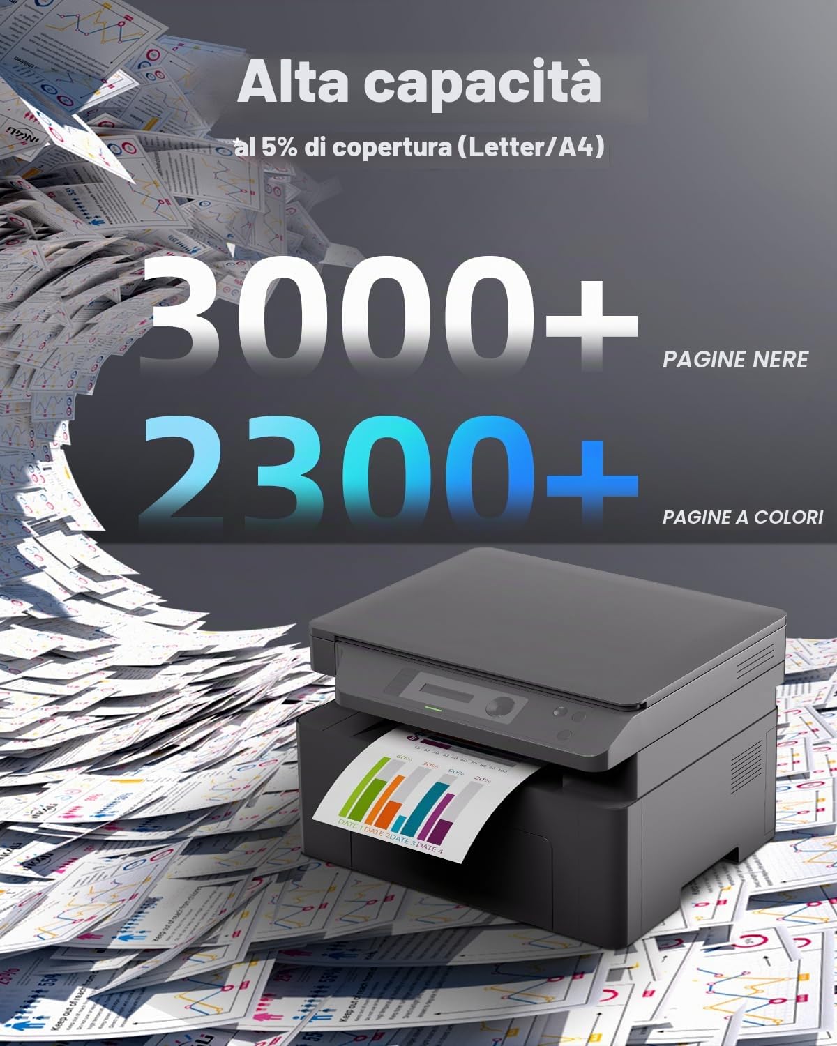 INK4U TN248XL Toner Compatibile con Brother TN248XLCMYK TN248XLVAL