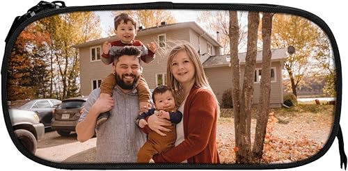 Miniatura 2 de Estuche para lápices personalizado, diseño personalizado, tu propia foto, logotipo, nombre, bolsa para bolígrafos, caja de lápices con cremallera de