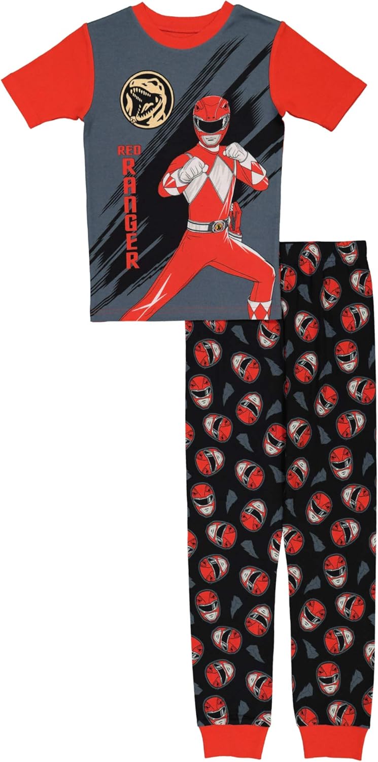 Power Rangers Boys' Snug Fit Cotton Pajamas: Clothing, Shoes & Jewelry