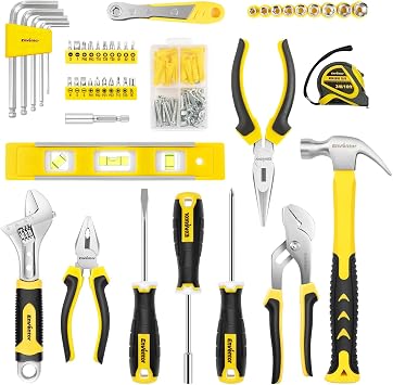 Enventor Tool Kit, 108PCS General Household Hand Tool Set