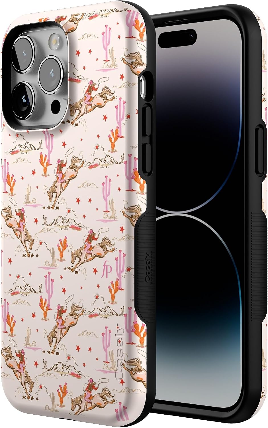 Casely iPhone 14 Pro Max Case | Cowgirl Canyon | FashionPass x Casely | Bold Protective Design | Compatible with MagSafe
