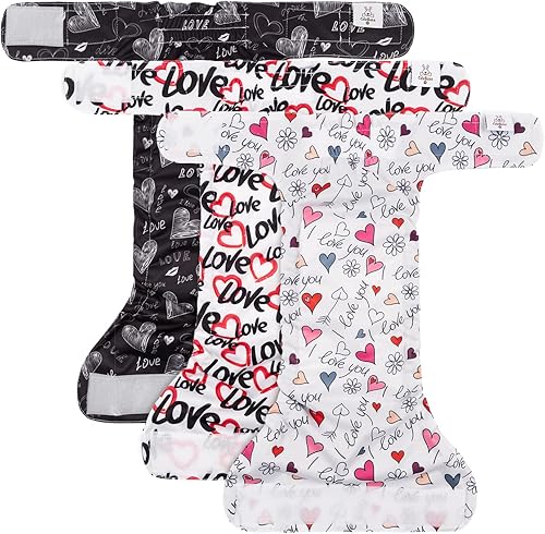 Miniatura 10 de CuteBone Pañales lavables para perras, pañales de entrenamiento para cachorros, pañales para perros con cola amputada, paquete de 3 pañales WWD12XS