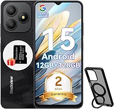Blackview Wave 9C Mobile Phones Android 15 with Adjustable Stand Case, 12GB+128GB/2TB TF Smartphone, IP54 6.56" 13MP+8MP, 4G Dual SIM Mobile, Octa-Core, Fingerprint, OTG, GPS