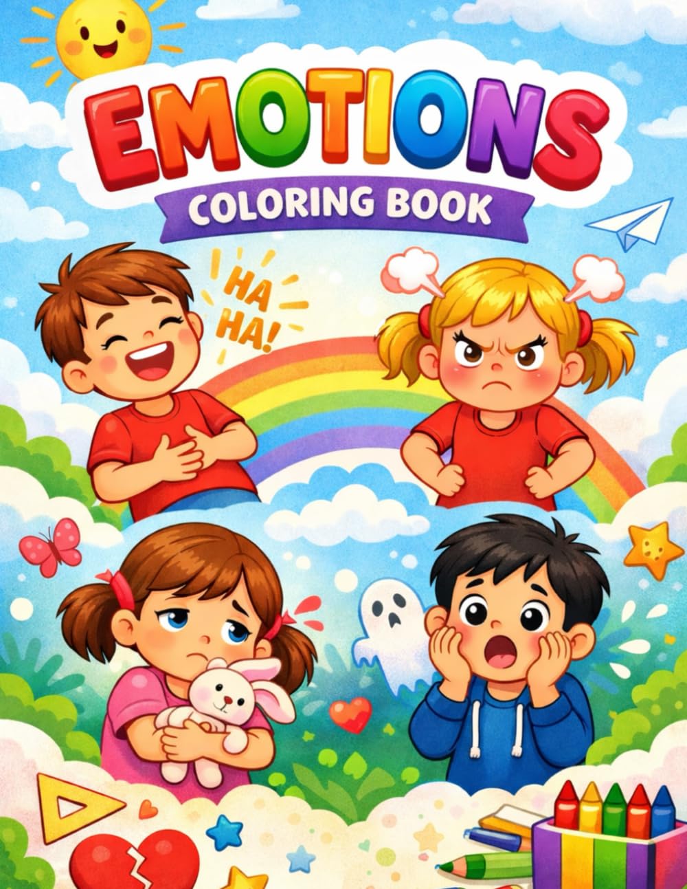 Emotions Coloring Book for Kids (Dream Weaver Coloring Series for Kids Ages 3–7)