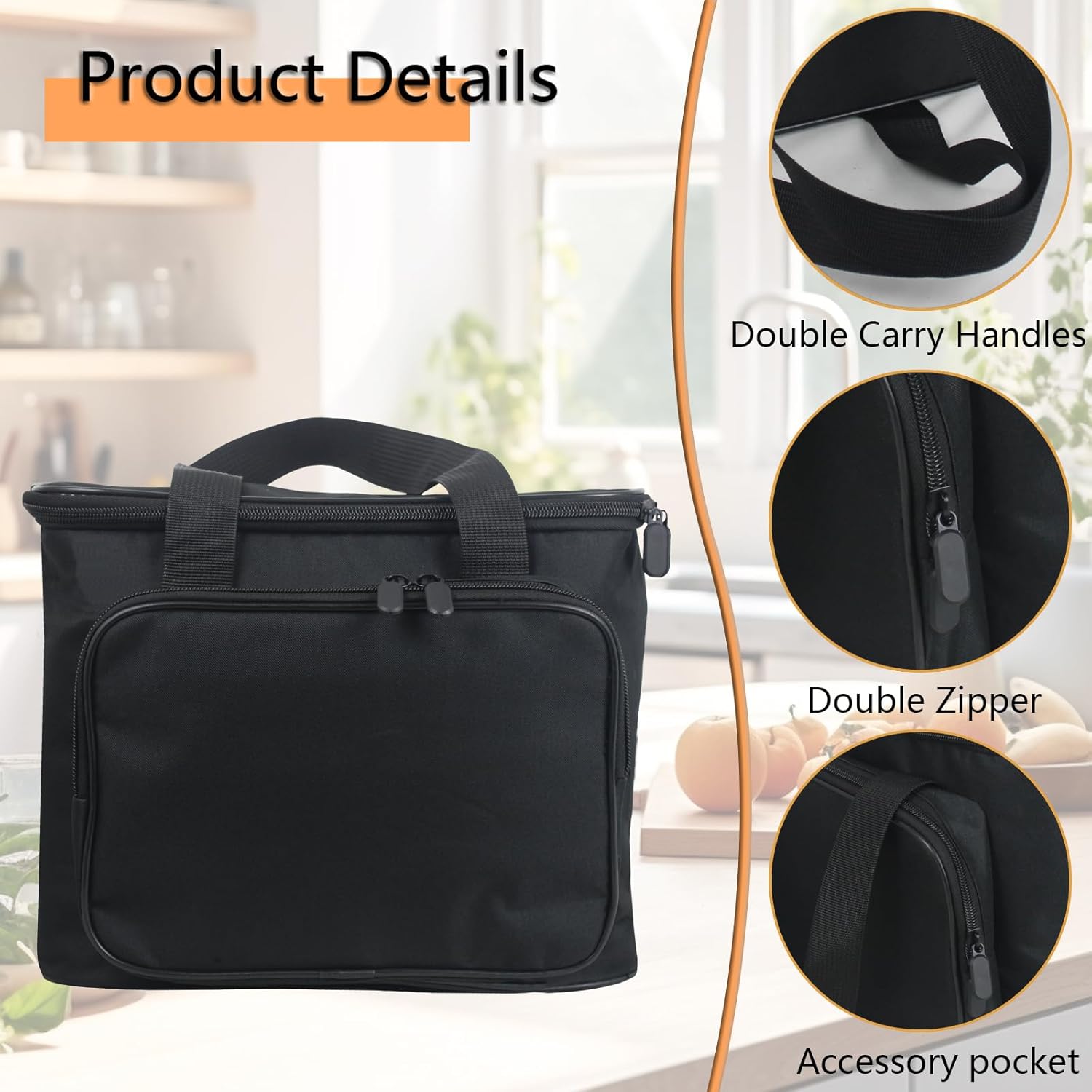 Carrying Bag for Keurig Single Serve Coffee Maker, Portable Outdoor Coffee Machine Travel Bag Case Coffee Machine Bag for Keurig K-Mini Mate Single Serve Coffee Maker