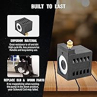 Vista 5 de para bobina de solenoide Deltrol 10226-33, 10V DC, 25W, cable de doble plomo, compatible con vástago de válvula serie 08 80 88 98, solenoide