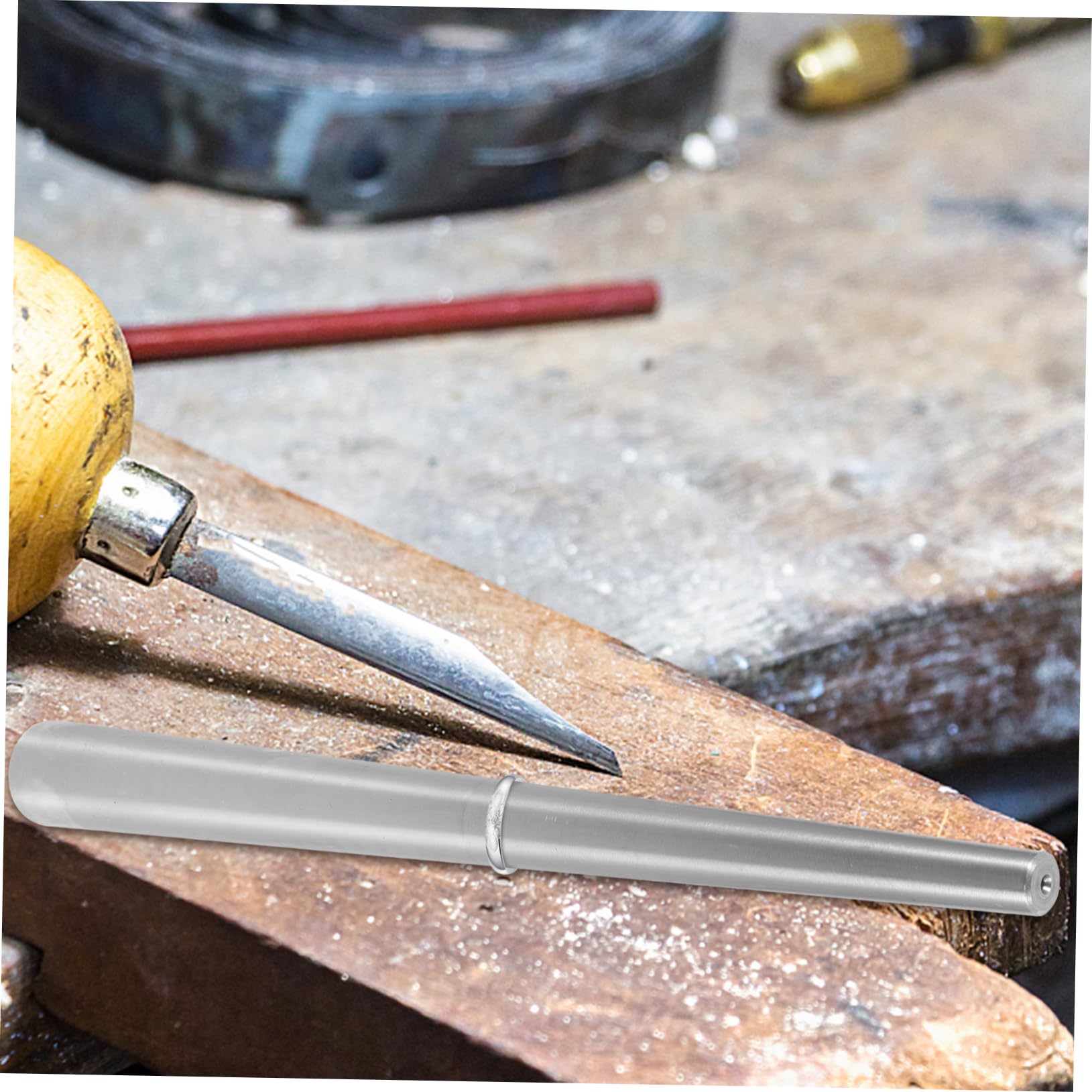 GALPADA Ajustador de Anillos para Joyería de Acero Inoxidable, Varilla de Mandril Ajustable Fácil de Operar para Mantenimiento y Reparación de Anillos