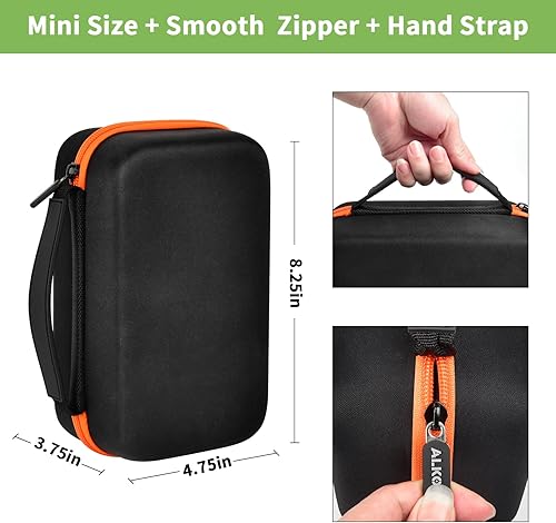 Miniatura 3 de Funda compatible con AstroAI S8 batería de arranque de automóvil, soporte para cargador portátil con cables de puente, almacenamiento para