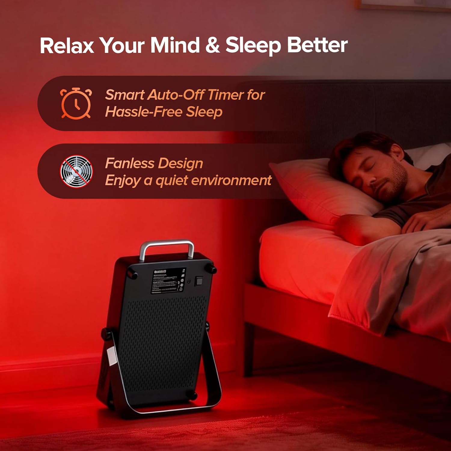 SANSI Red Light Therapy for Face Body, 660nm 850nm Red & Near Infrared LED Light, 84 Dual-Chip LEDs, 120W High Power Red Light Therapy Panel, Built-in Timer, No Noise Design, Ideal for Home Wellness