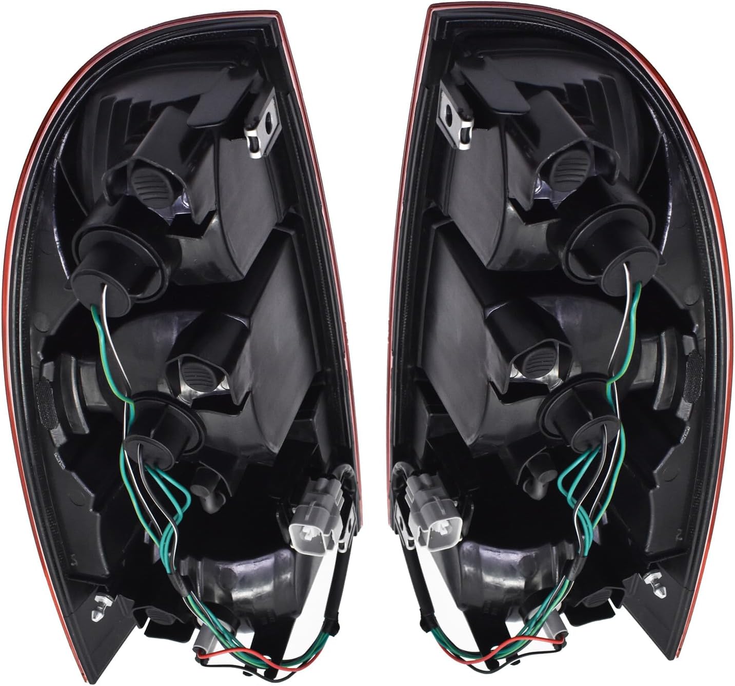 2-Pack Tail Lights Assembly Brake Lamps Rear Lights Left and Right Side Replacement for 2005-2015 T-acoma