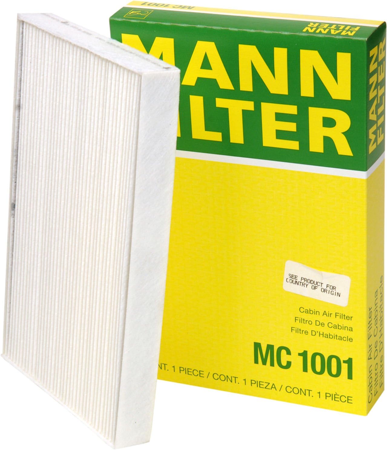 Mann-Filter MC 1001 Cabin Filter for select Buick/Chevrolet/Oldsmobile/Pontiac models
