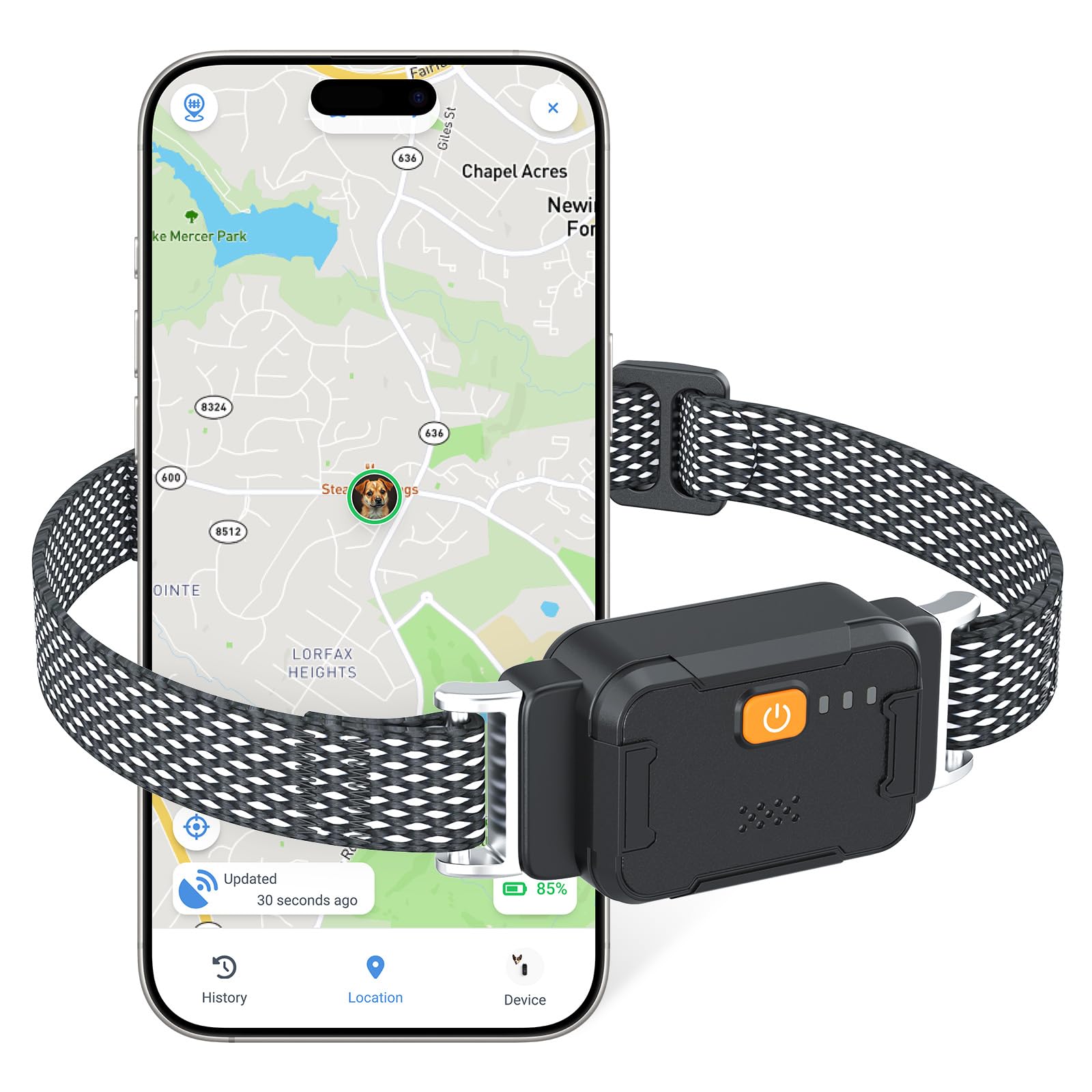 AOZOOM GPS Dog Collar Tracker