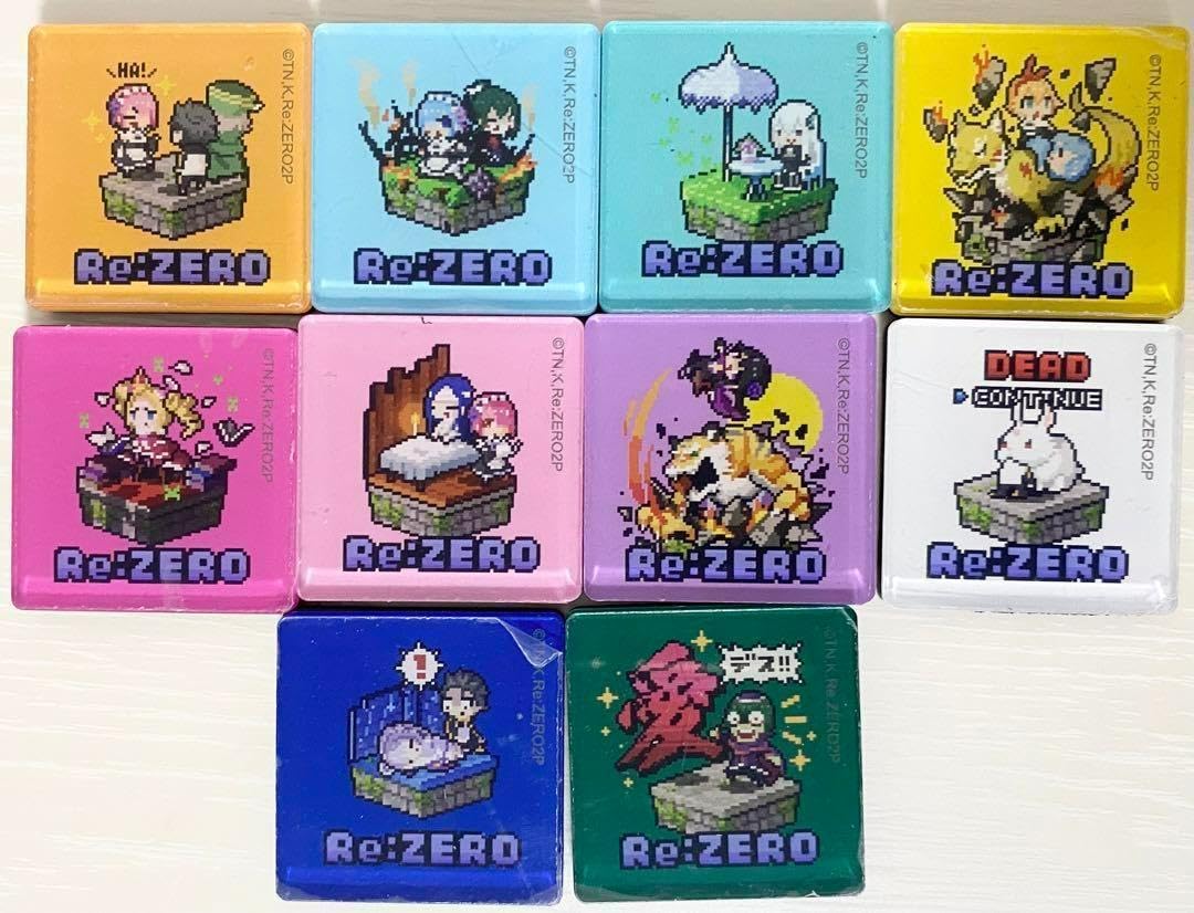 【希少・WF限定】Re:ゼロ アクリルピンバッジ 全8種 フルコンプセット Amazon.co.jp: リゼロ Re:ゼロから始める異世界生活 アクリル