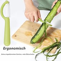 Goodchef Gyerek Hámozó Készlet 6 Részes - Biztonságos Gyümölcs és Zöldség Vágó Szett Ergonomikus Markolattal, Süti Kiszúróval, Gyerekbarát K 3