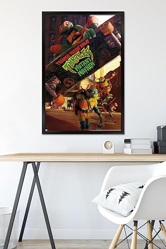 Miniatura 6 de Trends International Teenage Mutant Ninja Turtles Mutant Mayhem - Póster de pared de una hoja, 22.37 x 34.00 pulgadas, versión enmarcada en negro