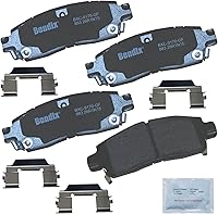 Vista 77 de Bendix Priority1 CFC154 - Juego de pastillas de freno de disco para Avanti II, Century, LeSabre, Regal, Riviera, chasis comercial, DeVille