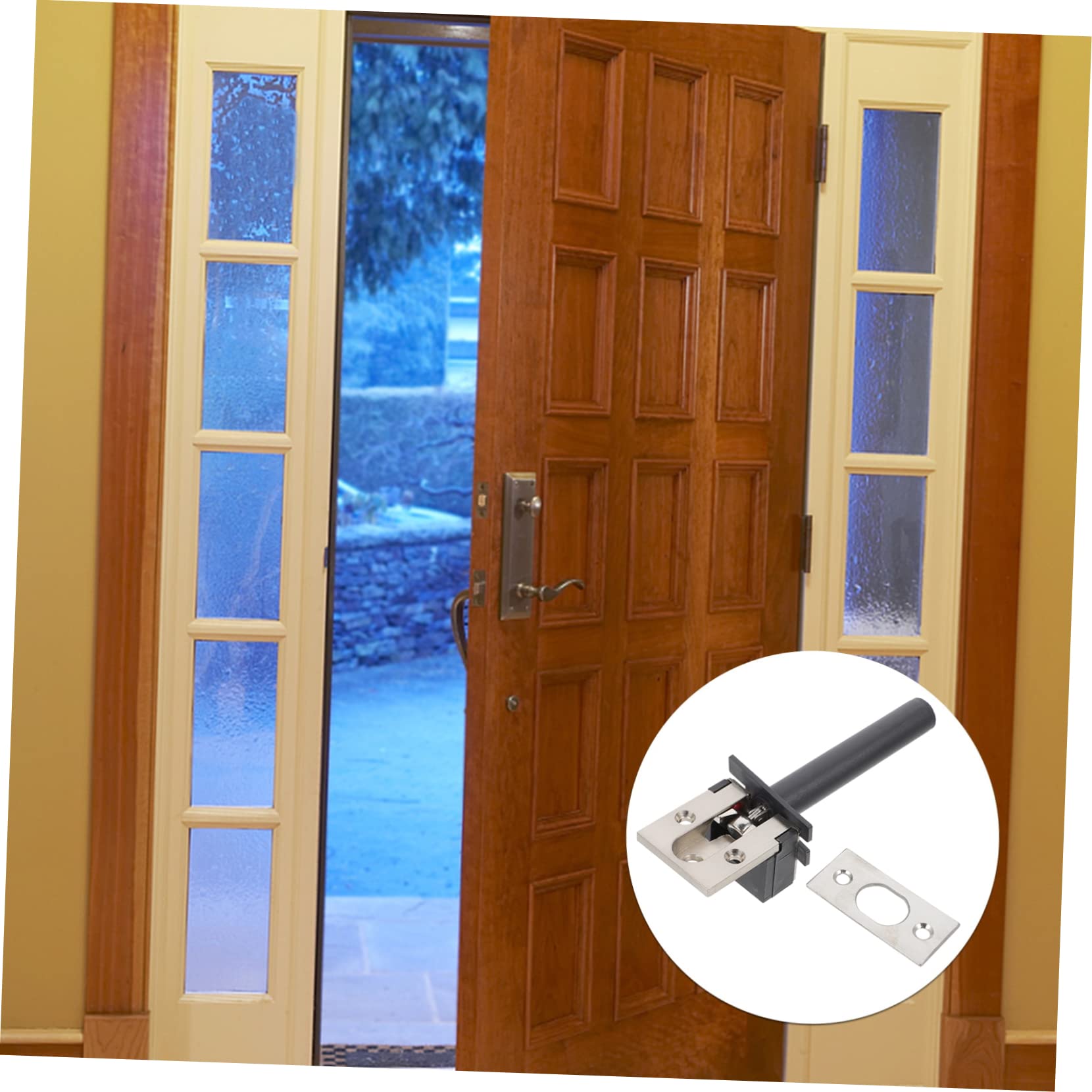 2sets Serrature Catena Antifurto Lega Di Zinco Con Chiusura Sicura Per Porte Per Case e Strutture Ricettive