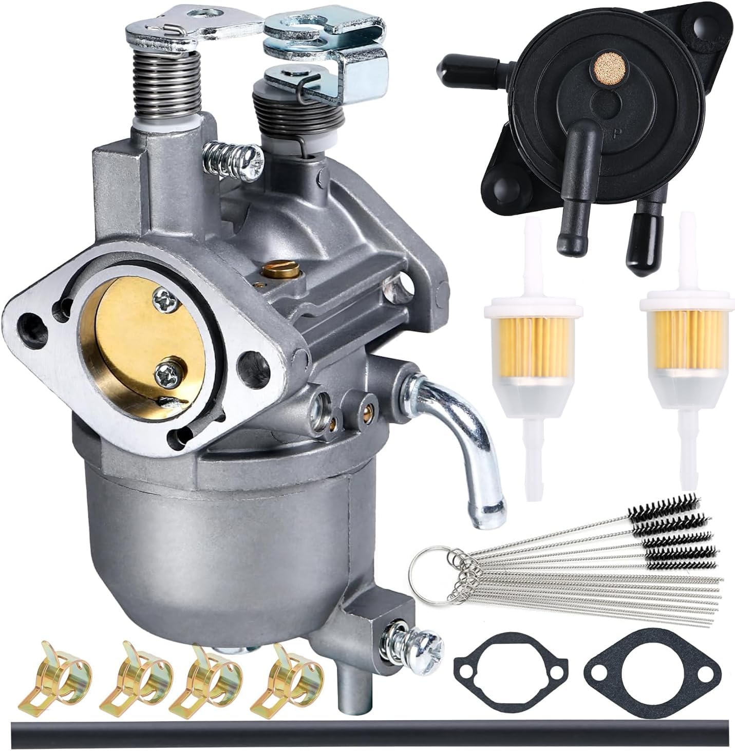 Carburetor for EZGO Kawasaki Engine RXV 2008,Gas Golf Carts TXT 2010-2015,EZ-GO Valor 2010-2014 with Fuel Pump,Carb Repalce OEM # 808656 602061 72873G01