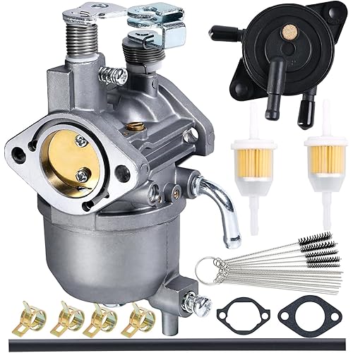 Carburetor for EZGO Kawasaki Engine RXV 2008,Gas Golf Carts TXT 2010-2015,EZ-GO Valor 2010-2014 with Fuel Pump,Carb Repalce OEM # 808656 602061 72873G01
