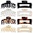 laxizar Claw Clip Hair Clip 8 Pack 4.3 Ihch Rectangular Hair Clips for Women Girls Large Hair Jaw Clips Hair Clamps
