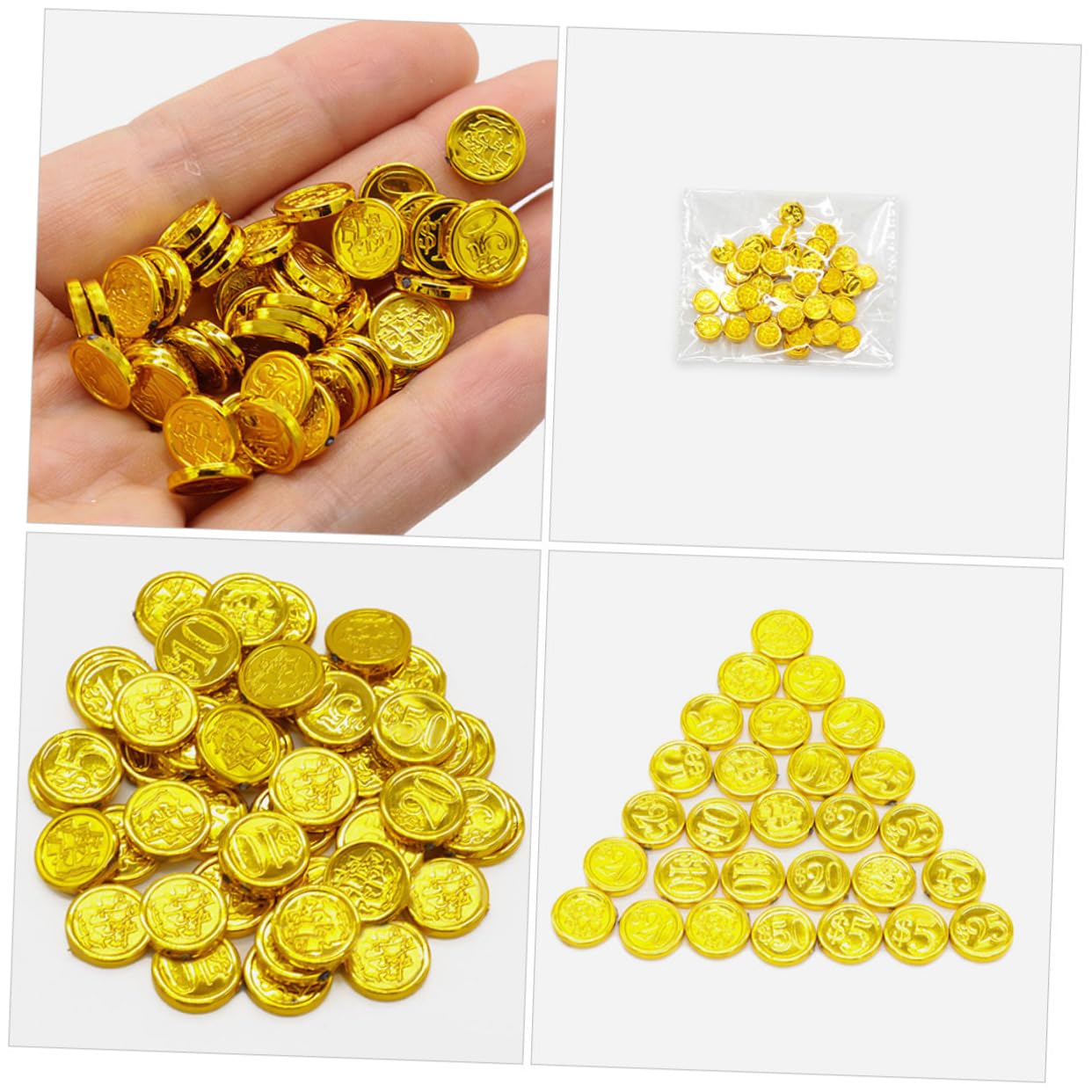 Amazon.co.jp: CIYODO 48pcs Game Treasure Coins Treasure Coin Toys Halloween  Goods Bag Compact Coin Simulation Coin Selection Subject Chips Dap Gold  Pirate Ship : Toys & Games
