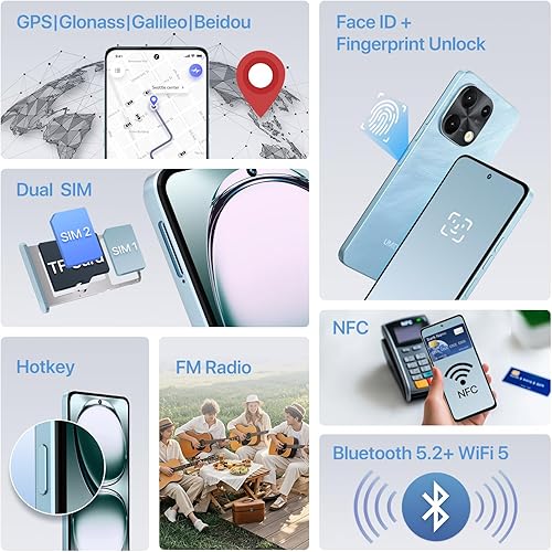 Miniatura 7 de UMIDIGI Note 100 6+128GB, teléfono Android Negro