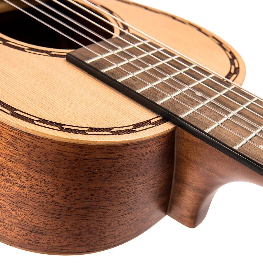 Vintage 'Viator' Paul Brett Acoustic Travar Gitarre ~ Nylon gespannt ~ natürlich