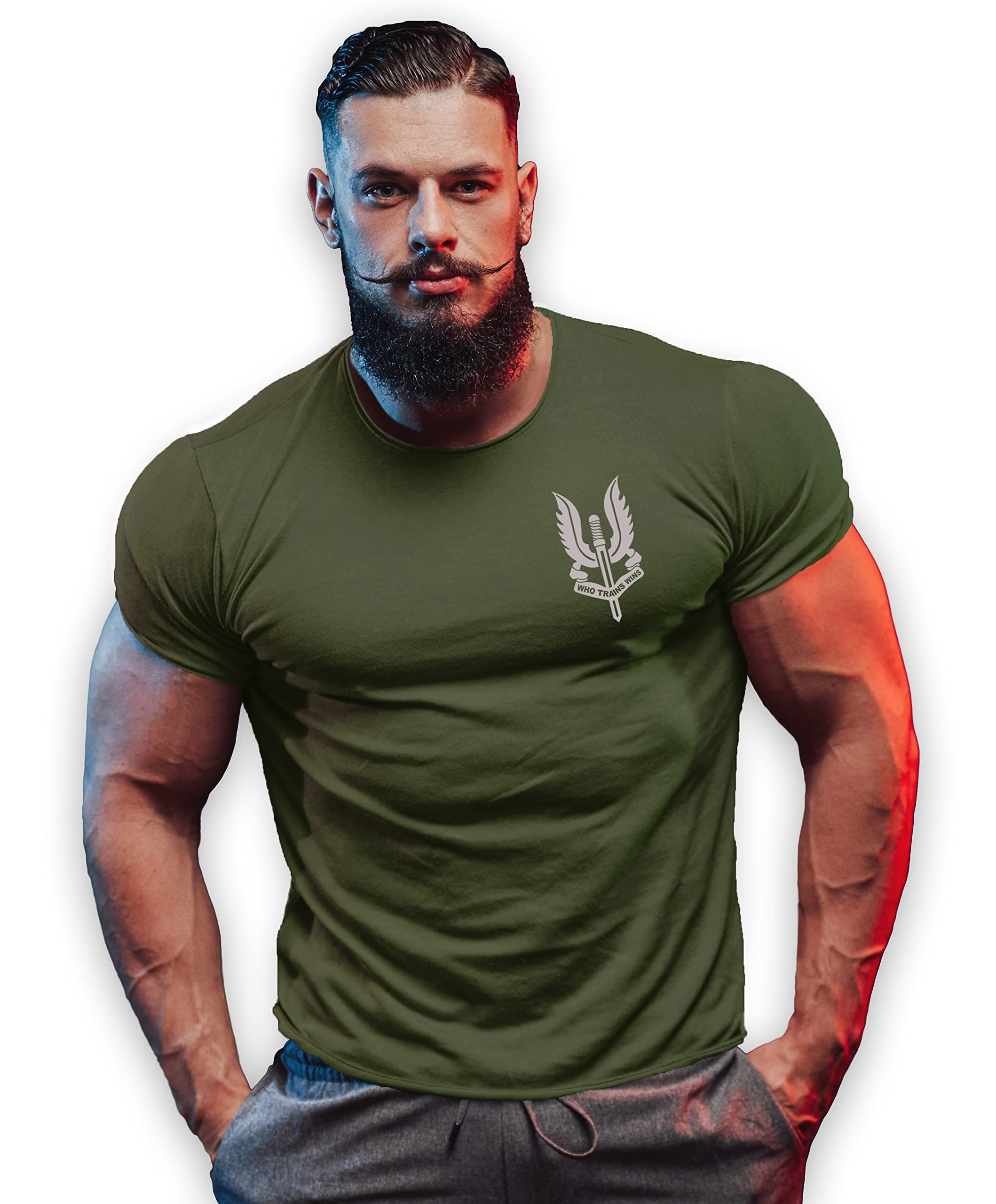bebak Maglietta da ginnastica da uomo | Abbigliamento da palestra per uomo T-shirt da bodybuilding che si allena vince palestra Wear Training Top