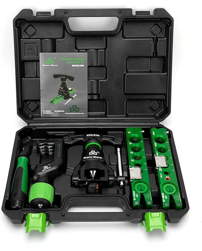 Kit de Herramientas para Abocardar Tubos 1/4" - 3/4" con Cortatubos miniatura 6