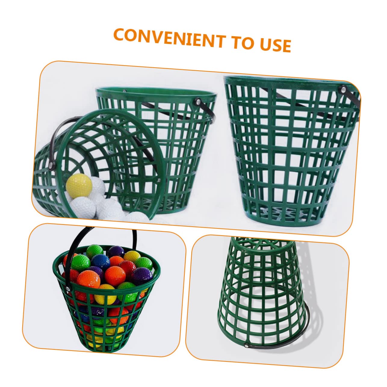 BESTonZON Cesta de Recogida de Contenedor de Almacenamiento de Accesorio Deportivo para Entrenamiento Ligera y Resistente