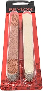 Revlon Compact Emery Boards Nail File, Dual Sided for Shaping and Smoothing Finger and Toenails, 24 Count
