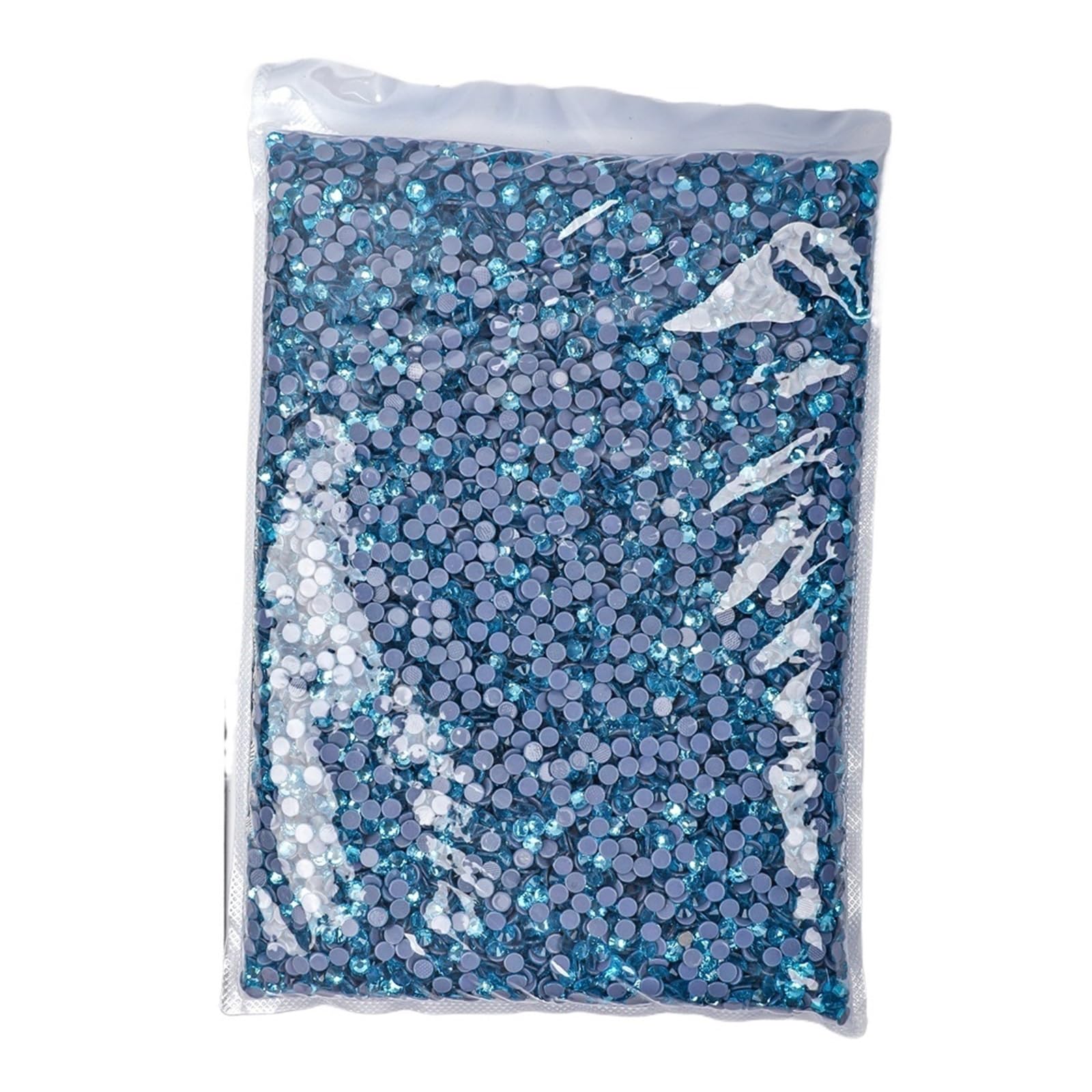 Strass Hotfix Strass termoadesivi da 14400 pezzi SS6-SS20 Strass termoadesivi in ​​cristallo per Decorazione Fai da Te(Aquamarine,SS20-14400pcs)
