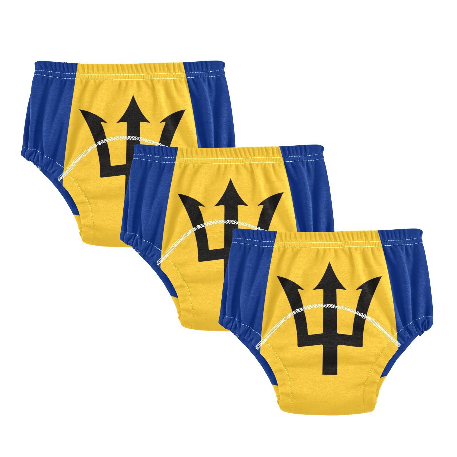 Baby Potty Training Underpants Reusable Potty Training Underwear Briefs for 4T Flag Barbados