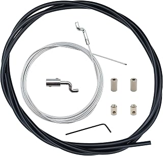 YGQ Universal Throttle Cable Repair Kit for Lawn Mowers, Go Karts, Mini Bikes - Adjustable Z Bend Ends, 2M Durable Steel Cable